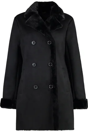 Ralph Lauren Dames, Mantels, Zwart, Maat: XL Poliester