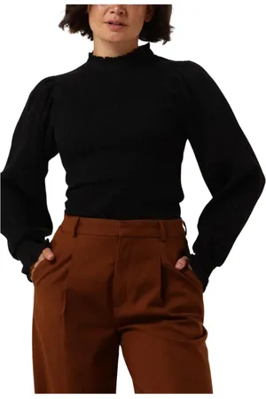 Antik Batik Dames, Blouses & Shirts, Zwart, Maat: S Katoen