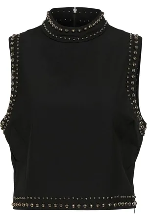 Gestuz Dames, Tops, Zwart, Maat: L Viscose