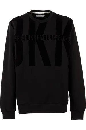 Bikkembergs Heren, Sweatshirts & Hoodies, Zwart, Maat: 2XL