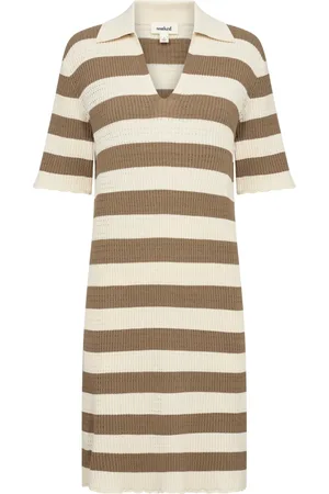 Soaked in Luxury Dames, Jurken, Bruin, Maat: L