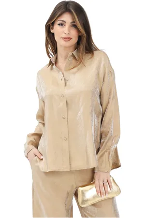 Armani Exchange Dames, Blouses & Shirts, Geel, Maat: XL