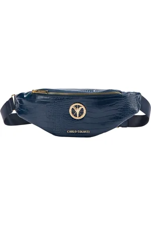 Carlo Colucci Unisex, Tassen, Blauw, Maat: ONE Size