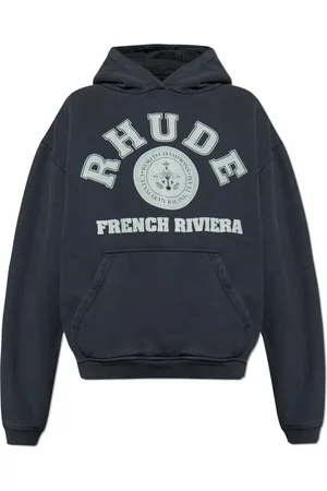 Rhude Heren, Sweatshirts & Hoodies, Grijs, Maat: S Katoen