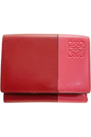 Loewe Dames, Pre-owned, Rood, Maat: ONE Size Leer