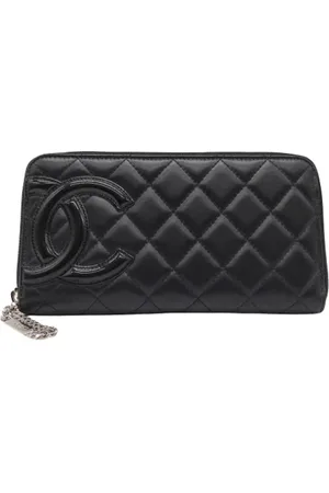 CHANEL Dames, Pre-owned, Zwart, Maat: ONE Size Leer
