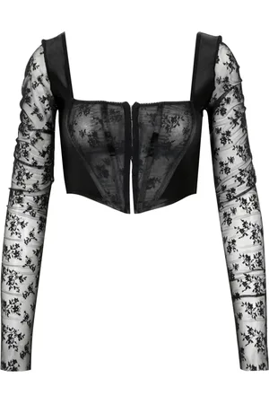 ANIYE BY Dames, Blouses & Shirts, Zwart, Maat: M