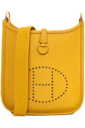 Hermès Dames, Pre-owned, Geel, Maat: ONE Size Leer