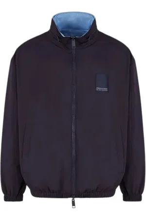 Armani Exchange Heren, Jassen, Blauw, Maat: XS Nylon
