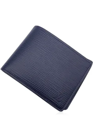 LOUIS VUITTON Dames, Pre-owned, Blauw, Maat: ONE Size Leer