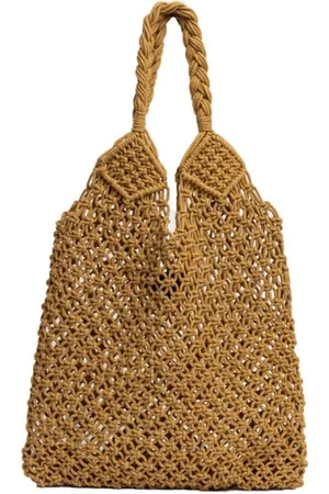 Re:designed Dames, Tassen, Bruin, Maat: ONE Size Katoen
