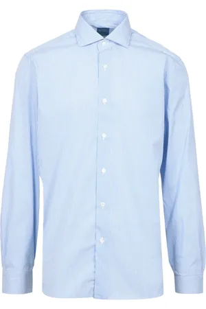 BARBA Heren, Overhemden, Blauw, Maat: 3XL Katoen