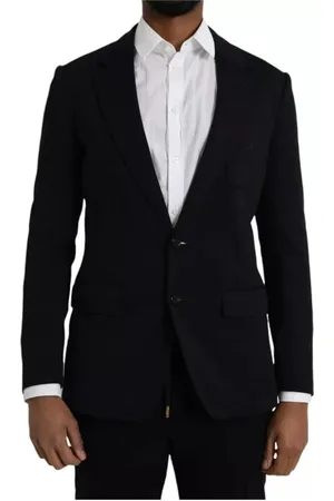 Dolce & Gabbana Heren, Pakken, Blauw, Maat: L Wol
