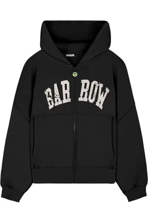 BARROW Heren, Sweatshirts & Hoodies, Zwart, Maat: S Katoen