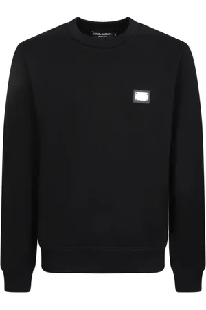 Dolce & Gabbana Heren, Sweatshirts & Hoodies, Zwart, Maat: XL Katoen