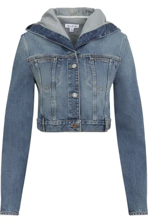 Alaïa Dames, Jassen, Blauw, Maat: M Katoen