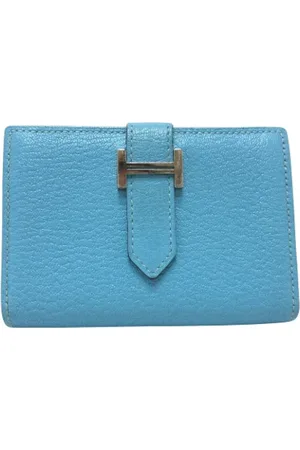 Hermès Dames, Pre-owned, Blauw, Maat: ONE Size Leer
