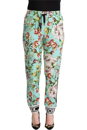 Dolce & Gabbana Dames, Broeken, Veelkleurig, Maat: 3XS Viscose