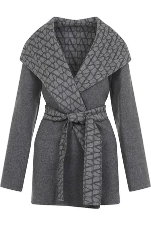 VALENTINO Dames, Mantels, Grijs, Maat: XS Zijde