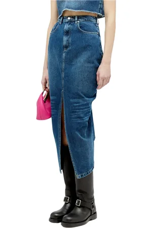Reward If Found Dames, Rokken, Blauw, Maat: M Denim