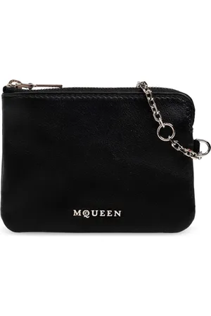 Alexander McQueen Dames, Accessoires, Zwart, Maat: ONE Size Leer
