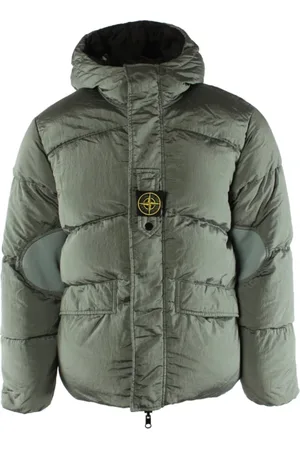 Stone Island Heren, Jassen, Groen, Maat: S Polyamide