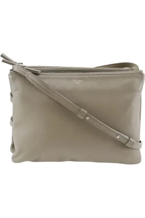 Céline Dames, Pre-owned, Grijs, Maat: ONE Size Leer
