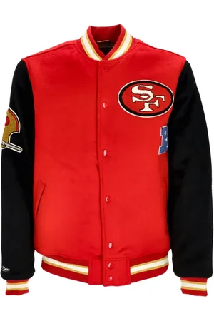 Mitchell & Ness Heren, Jassen, Veelkleurig, Maat: L Wol