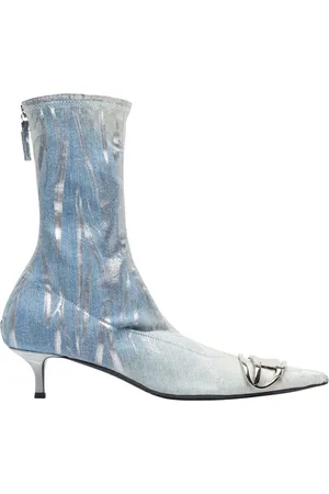 Diesel Dames, Schoenen, Blauw, Maat: 37 EU Denim
