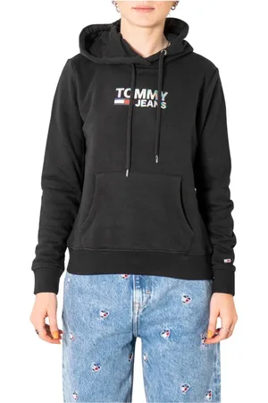 Tommy Hilfiger Dames, Sweatshirts & Hoodies, Zwart, Maat: XS Katoen