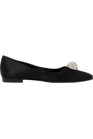Manolo Blahnik Dames, Schoenen, Zwart, Maat: 37 EU Zijde