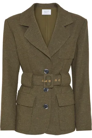 MVP Wardrobe Dames, Jassen, Groen, Maat: M Linnen