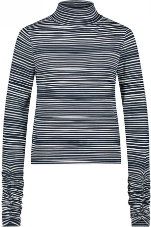 Fabienne Chapot Dames, Tops, Blauw, Maat: XS Leer