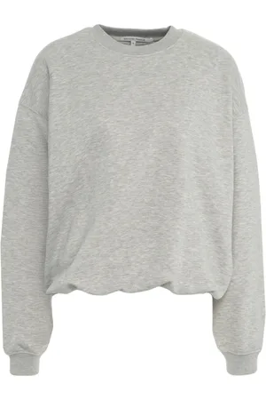Second Female Dames, Sweatshirts & Hoodies, Grijs, Maat: M Katoen