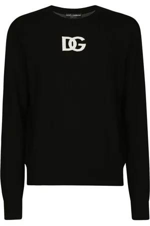 Dolce & Gabbana Heren, Sweatshirts & Hoodies, Zwart, Maat: 2XL Wol