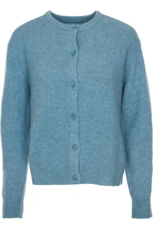 Samsøe Samsøe Dames, Truien, Blauw, Maat: XL Wol