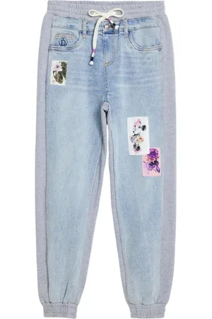 Desigual Dames, Jeans, Blauw, Maat: M