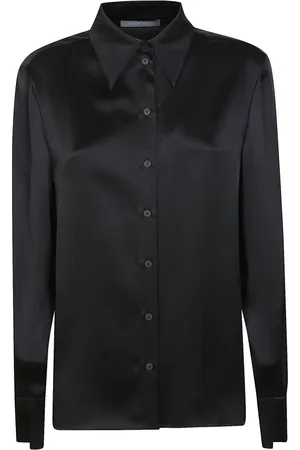 Alberta Ferretti Dames, Blouses & Shirts, Zwart, Maat: XS Zijde