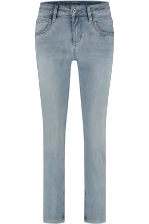 Red Button Dames, Jeans, Blauw, Maat: S Katoen