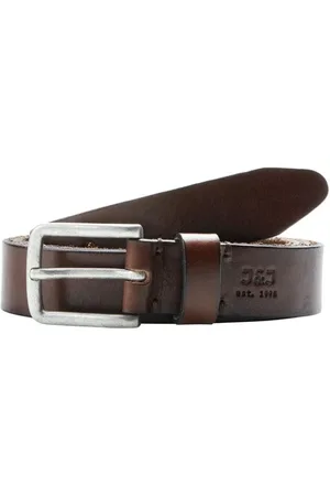 JACK & JONES Heren, Accessoires, Bruin, Maat: 105 CM Leer