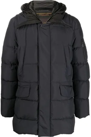 MOORER Heren, Jassen, Blauw, Maat: 2XL Poliester