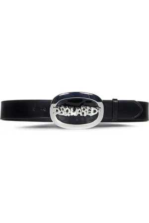 Dsquared2 Dames, Accessoires, Zwart, Maat: 75 CM Leer