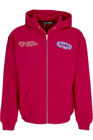 IUTER Heren, Sweatshirts & Hoodies, Rood, Maat: L Katoen