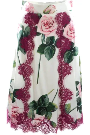Dolce & Gabbana Dames, Rokken, Roze, Maat: M Katoen