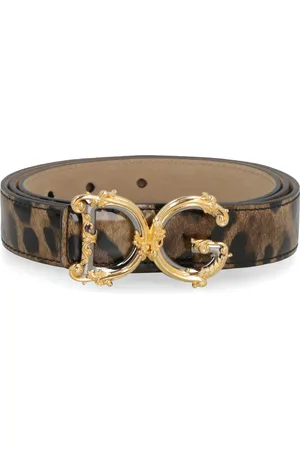 Dolce & Gabbana Dames, Accessoires, Veelkleurig, Maat: 80 CM Leer