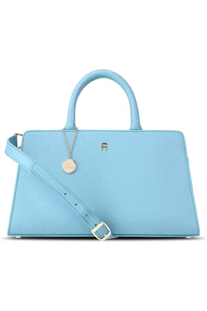 Aigner Dames, Tassen, Blauw, Maat: ONE Size Leer