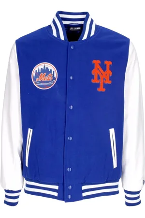 New Era Heren, Jassen, Blauw, Maat: 2XL Leer