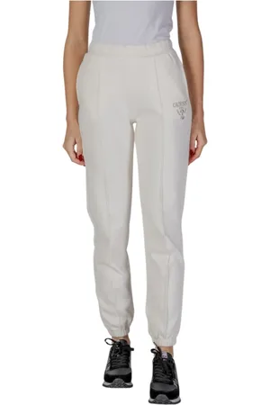 Guess Dames, Broeken, Wit, Maat: M Katoen