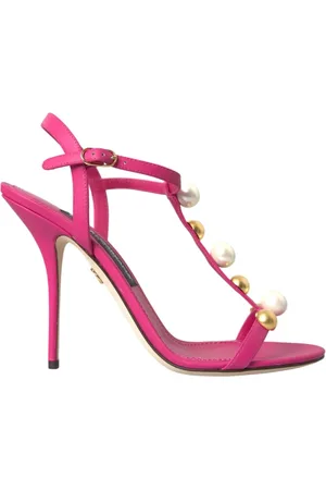 Dolce & Gabbana Dames, Schoenen, Roze, Maat: 39 EU Leer