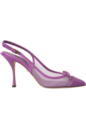 Dolce & Gabbana Dames, Schoenen, Paars, Maat: 39 EU Leer